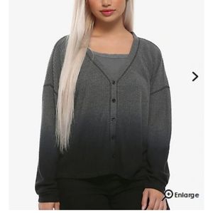 Black and grey cardigan